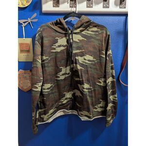 Justify Camo Cropped Hoodie Women's 1XL